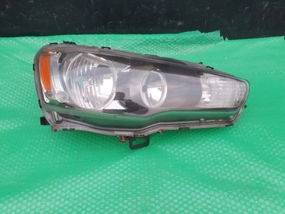 Mitsubishi lancer x лампа передняя правая обычная фото №1