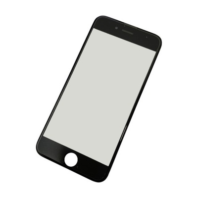 Apple iPhone 6S Black Szybka Szyba Ramka Klej OCA