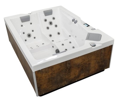 Wanna z hydromasażem jacuzzi spa ogrodowe 160x216cm model Nephrite