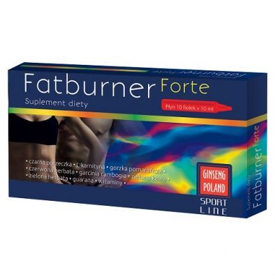 FATBURNER Forte płyn na odchudzanie 10 fiolekx10ml