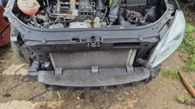 Pas передний kompletny радиатор skoda fabia 2 ii roomster lift фото №1