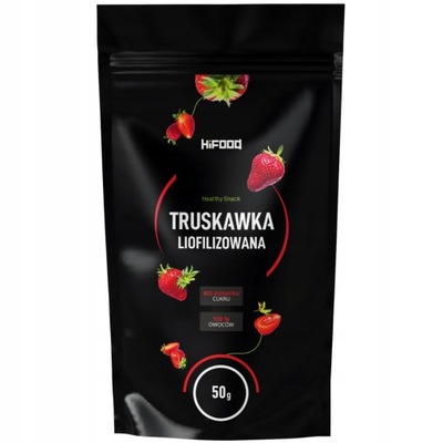 Truskawka Liofilizowana 50g HiFOOD plastry