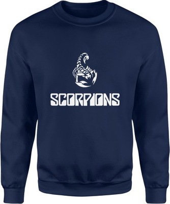 SCORPIONS BLUZA MĘSKA HARD ROCK HEAVY METAL ROZ L BEZ KAPTURA