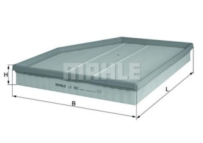 Bmw e60 air фильтр mahle lx982 oem 13717521023 фото №1