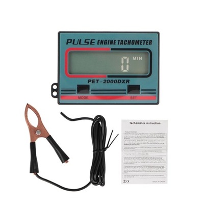 Motorcycle Tachometer 100-30000 RPM Gauge Digital Tach Hour Meter fo~73729