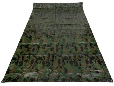 Survivalowa PŁACHTA PLANDEKA Tarpaulin 3x2m Moro