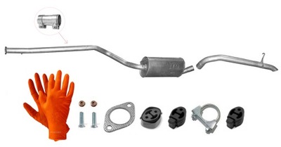 Ford transit connect 1.8 2006-2010 гасник труба фото №1