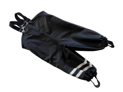 LINDEX gumowane spodnie przeciwdeszczowe 80