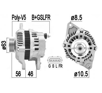 Era генератор messmer mitsubishi, smart фото №1