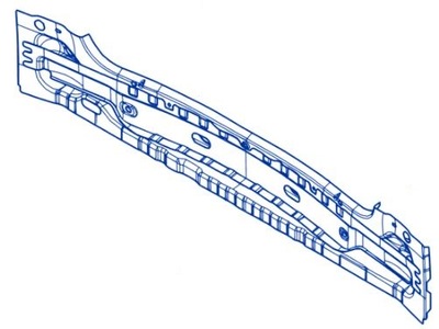 Pas задний dacia duster ii 2 оригинальный номер aso фото №1