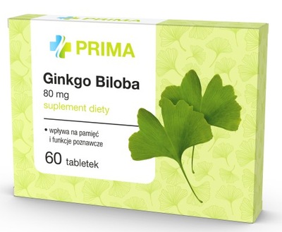 Prima Ginkgo Biloba 60 tabletek