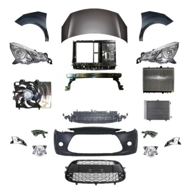 Citroen c3 10-13 перед капот крило фара ремінь фото №1