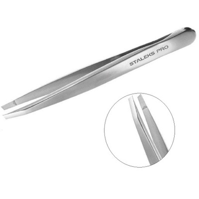 Staleks Pro Expert Pęseta Do Brwi Rzęs TE-10/4