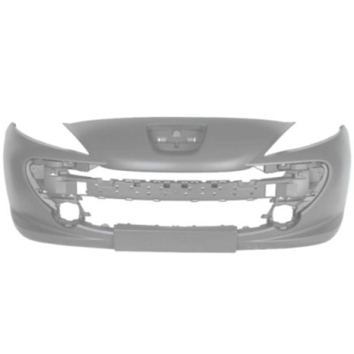 Бампер peugeot 207 2007-2012 серебристый фото №1