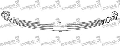 РЕСОРА SCANIA SCHOMÄCKER 90131000|O.E. 1102562