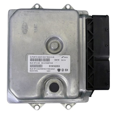 Блок керування fiat grande punto 1.3 51918353 mjd8f3.ga програмування фото №1