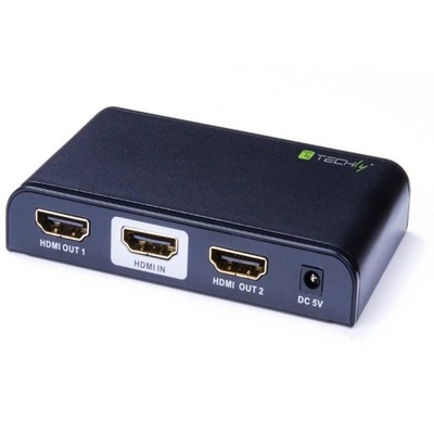 Techly Splitter AV HDMI 2.0 1/2 Ultra HD 4Kx2K 3D