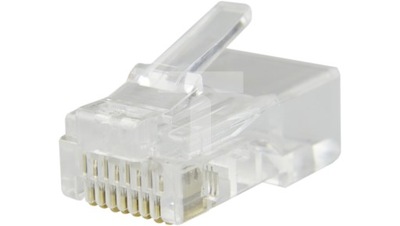 Wtyk modularny RJ45 8P8C kat.6 nieekranowany UTP drut NEKU /woreczek 100szt