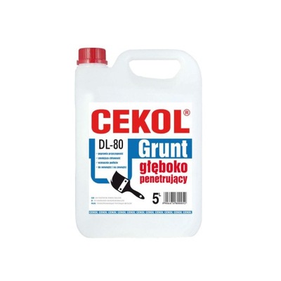 Grunt głęboko penetrujący DL-80 5L CEKOL UNIGRUNT