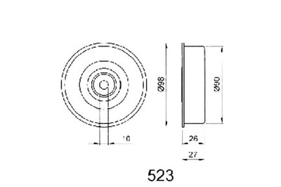 ROLL BELT WIELOROWK. MITSUBISHI JAPANPARTS  