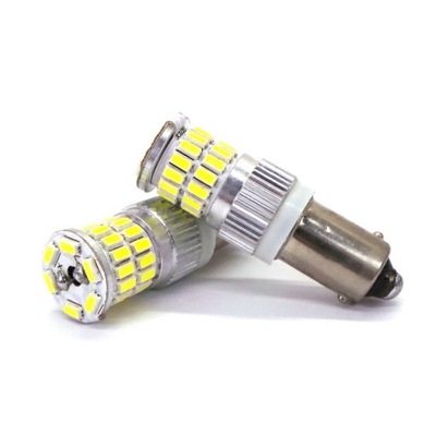 LUZ DIODO LUMINOSO LED H21W, BAY9S 12-24V CANBUS BLANCA POTENTE  