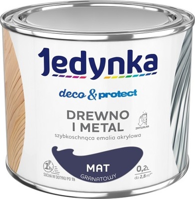 Jedynka Deco&Protect Drewno Metal 0,2 GRANAT