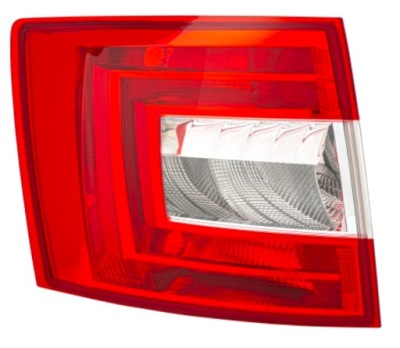 Лампа задняя стоп левая skoda octavia iii 2013-2017 kombi фото №1