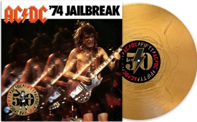 AC/DC '74 Jailbreak (50th Anniversary Gold Color Vinyl) LP Winyl