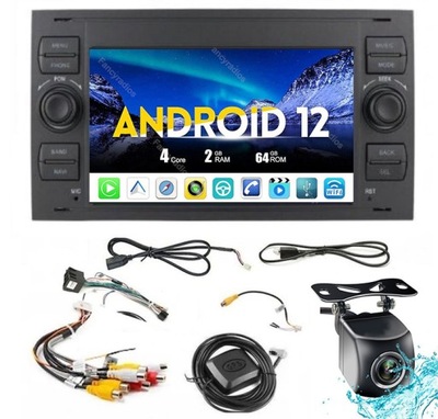 RADIO 2DIN 2 GAS-GASOLINA GPS ANDROID FORD MONDEO S-MAX  