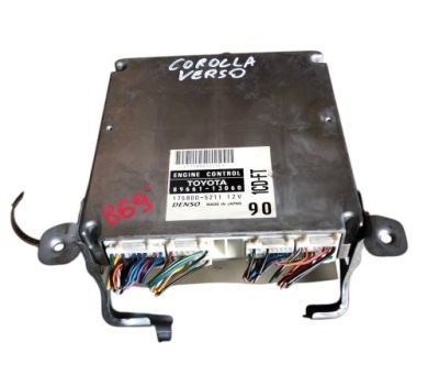 Toyota corolla verso 2.0d4d бортовой компьютер 89661-13060 фото №1