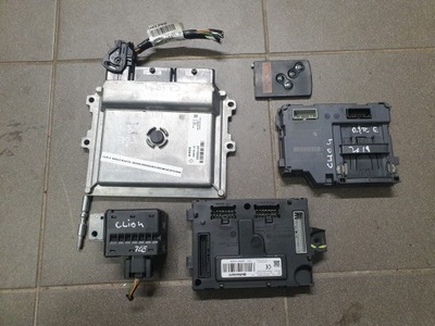 Бортовий комп'ютер набір стартовий 0.9 tce renault clio 4 iv 237102982s фото №1