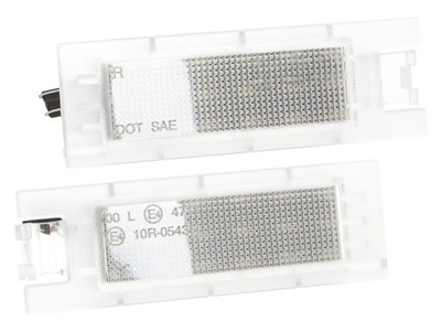 Hyundai ix35 10- фонари led номерного знака регистрационный фото №1