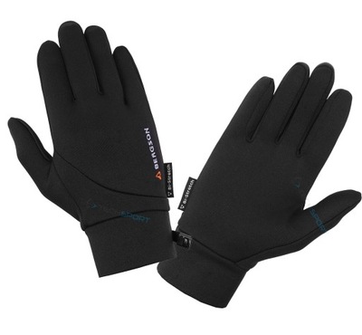 CIEPŁE WYGODNE DAMSKIE CIENKIE RĘKAWICZKI RĘKAWICE BERGSON L