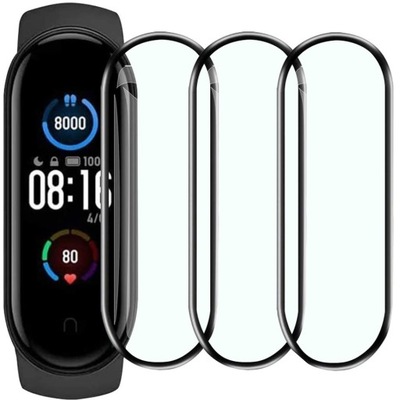 SZKŁO HYBRYDOWE OPASKI DO XIAOMI MI BAND 4 -3szt