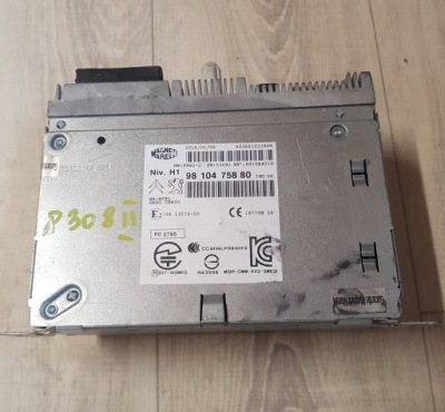 Радио peugeot 308 ii 9810475880 фото №1