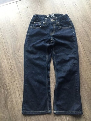 Tomy Hilfiger spodnie jeansy rozciągliwe 128 cm