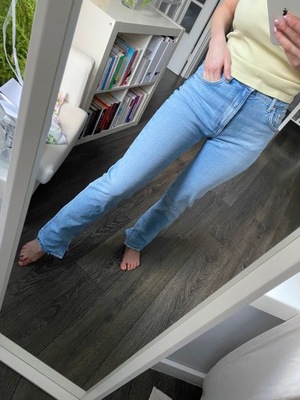 Zara Spodnie Jeansowe Dżinsowe Jeans 34