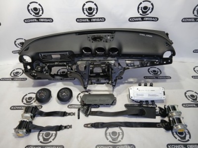 Mercedes cle w236 c236 236 приборная панель панель  подушка безопасности подушки безопасности ремни оригинал фото №1