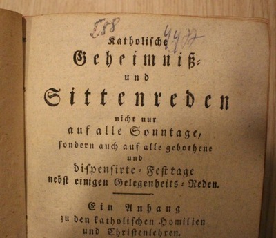CIEKAWA KSIĄŻKA NIEMCY Bittenreden Augsburg 1821, 512 STRON, PONAD 200 lat
