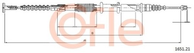 COFLE ТРОС ТРОС ГАЛЬМА РУЧНОГО COF, 1651.2