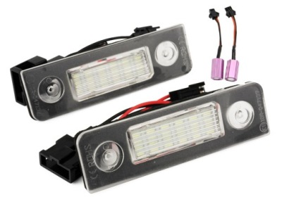 Підсвітка led номерного знака skoda octavia 2 ii vag фото №1