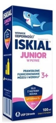 Iskial Junior 3+ w płynie smak cytrynowy 100 ml