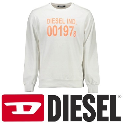 DIESEL BLUZA Męska biała r. L