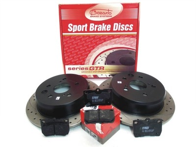 DISCOS 291MM ZAPATAS TRW LEXUS IS C IS II 220D 250 AWD IS 3 250 300H PARTE TRASERA  