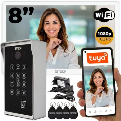 WIDEODOMOFON WIFI 5TECH MONITOR DOTYKOWY APLIKACJA