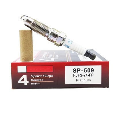 4pcs SP-509 HJFS24FP SP 509 Platinum Spark Plugs For Ford F150 F350 ~24430