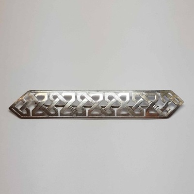 Srebrna broszka - srebro pr. 0,800 - podłużna celtycka