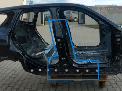 Bmw ix1 x1 u11 блок двигателя средний правый порог фото №1