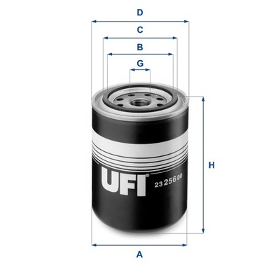 UFI 23.256.00 FILTER OILS  