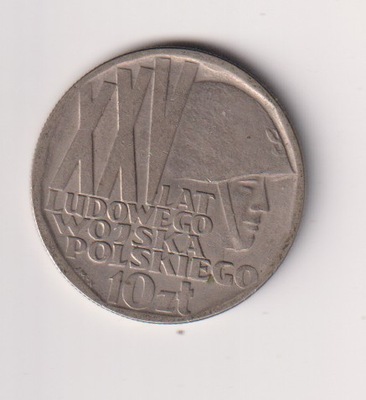 PRL 10 zloty 1968 Wojsko ladna z obiegu